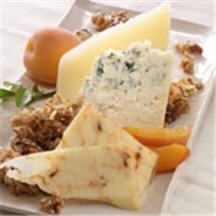 Artisan Cheeses with Black Walnut Fig Granola