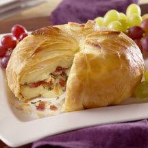 Brie and Bacon in Pastry