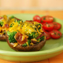 Broccoli Bacon Portabella Stuffers