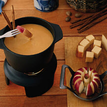 Cheddar and Apple Fondue