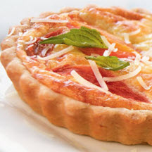 Heirloom Tomato and Asiago Tart