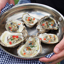 Pan Roasted Florida Oysters