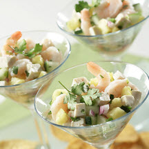 Tofu and Shrimp Ceviche