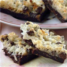 Macaroon Walnut Brownie Bars