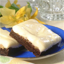 Maple Glazed Walnut Brownies