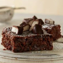 Sensational Peppermint Pattie Brownies