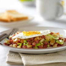 Corned Beef, Potato and Pepper Hash