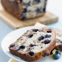 Lemon Blueberry Walnut Bread