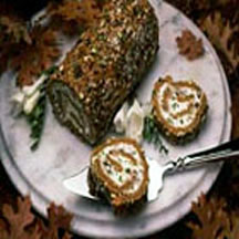 Pumpkin Roll with Pistachios