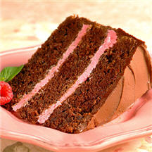 Raspberry Fudge Torte