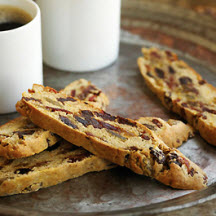 Biscotti with Raisins and Dried Cherries