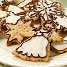 Chocolate Mini Chip Holiday Cookies