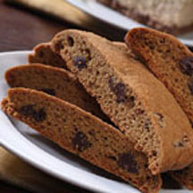 Coffee Chocolate Chip Biscotti