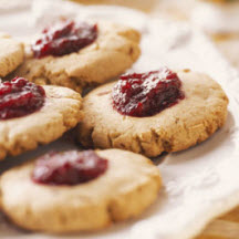 Healthy Cranberry Thumbprint Cookies