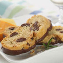 Savory Chocolate-Rosemary Biscotti