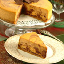 Marbled Pumpkin Cheesecake