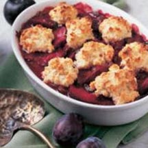 Plum Good Cobbler