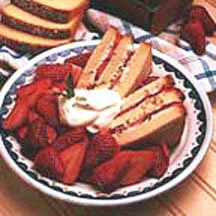 Strawberry Club Sandwiches