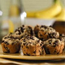 Banana Mini Chip Muffins