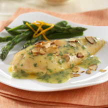 Citrus Glaze Chicken with Almonds