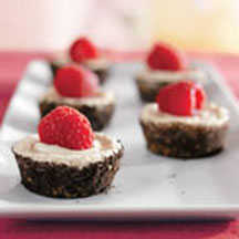 Individual Chocolate Crusted Cheesecakes