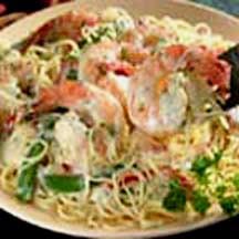 Angel Hair Pasta with Shrimp and Vegetables