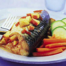 Apple and Marmalade Mackerel