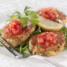 Crabcakes with Watermelon Dipping Sauce