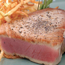 Florida Yellowfin Tuna with Pepper Garlic Crust