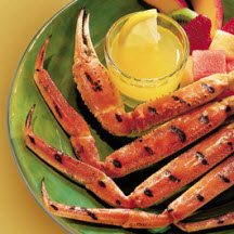 Grilled Crab Legs with Butter Sauce