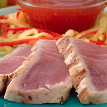 Grilled Sweet and Sour Yellowfin Tuna