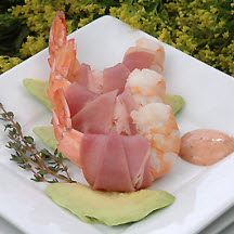 Honey Mustard Shrimp and Prosciutto