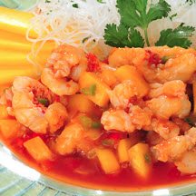 Mango Sweet and Sour Rock Shrimp