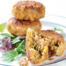 Salmon Sweet Potato Cakes