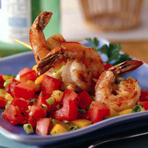 Shrimp and Tunisian Tomato Relish