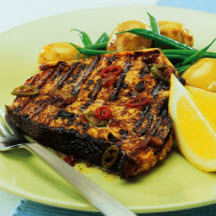 Spiced Halibut Steaks