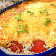 Cheesy Tuna Rice Dish