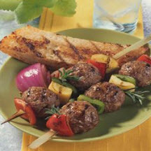 Meatball Veggie Kabobs