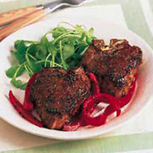 Lamb Chops with Red Peppers and Herbs