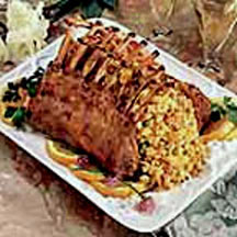 Rack of Lamb with Orange Carrot Stuffing