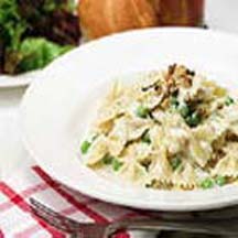 Fusilli with Blue Cheese and Toasted Walnuts