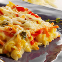 Vegetable Lasagna with Fontina and Provolone Cheese