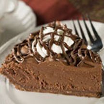 Chocolate Lover's Chocolate Mousse Pie