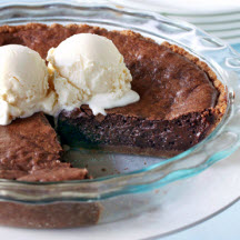 Peanut Butter Brownie Pudding Pie