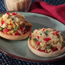 Scrambled Egg Mini Pizzas