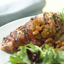 Grilled Limoncello Chicken with California Raisins