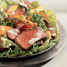 Beef and Peach Salad