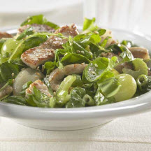 Warm Pork and Spinach Salad