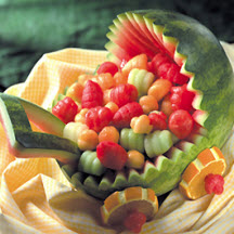 Watermelon Baby Carriage Fruit Bowl