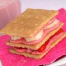 Strawberry Nesquik Sandwiches